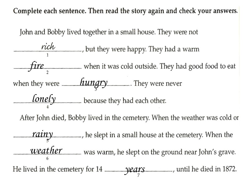 fire hungry lonely rainy weather years